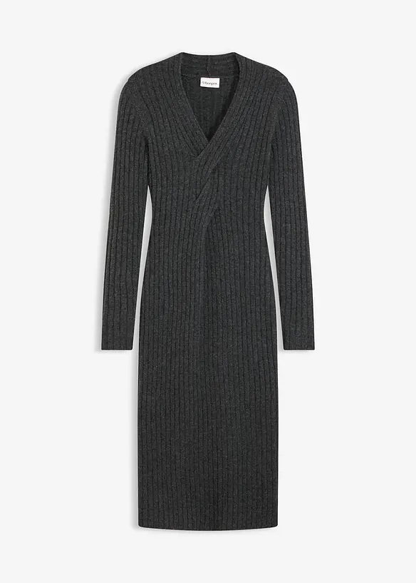 Robe pull contenant de la laine, bonprix