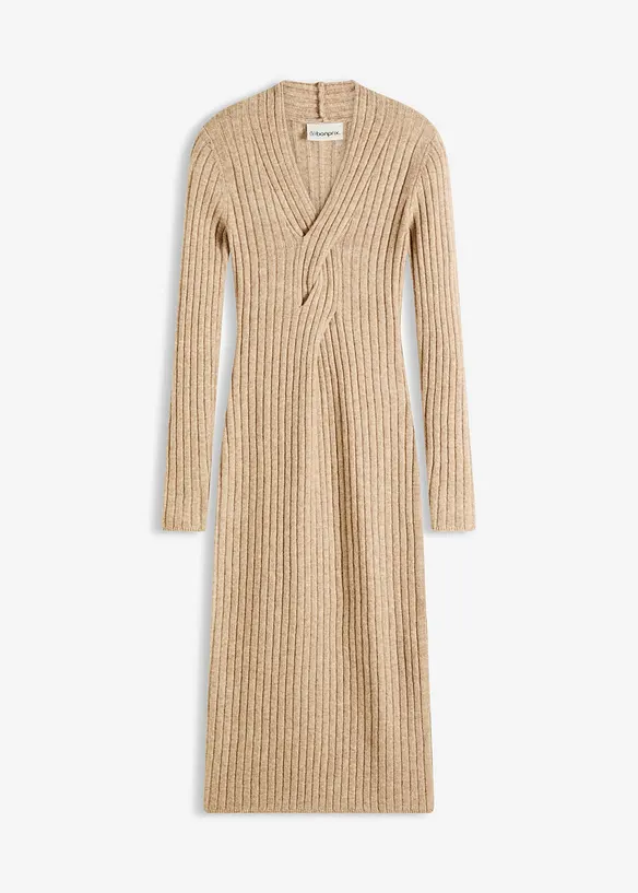 Robe pull contenant de la laine, bonprix
