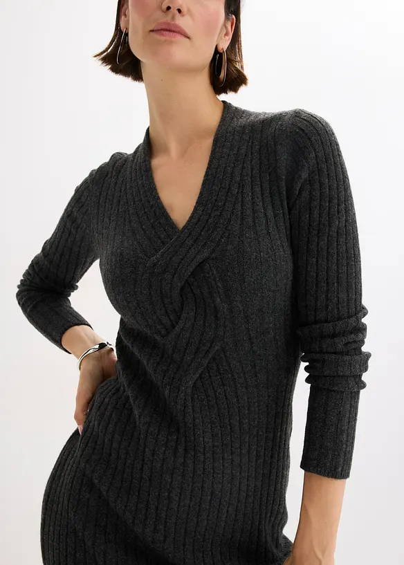 Robe pull contenant de la laine, bonprix