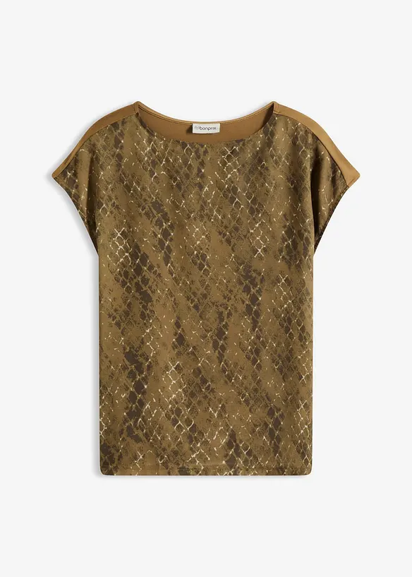 Shirt aus Web-Mix, bonprix