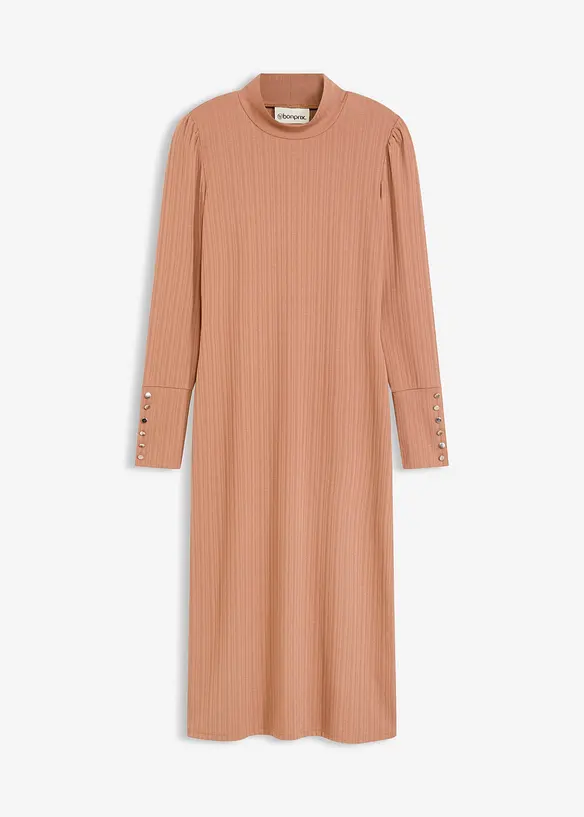 Robe en jersey côtelé, bonprix