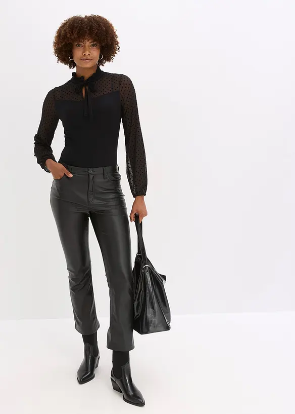 Lederimitat-Hose, bonprix