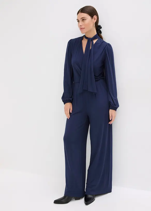 Jumpsuit aus fließendem Viskose-Mix, bonprix