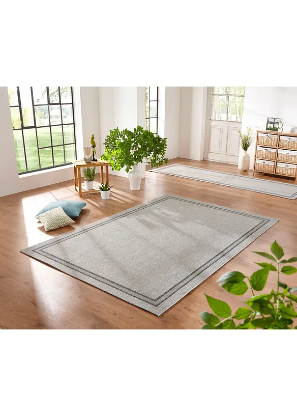 Tapis avec bordure, intérieur et extérieur, bonprix
