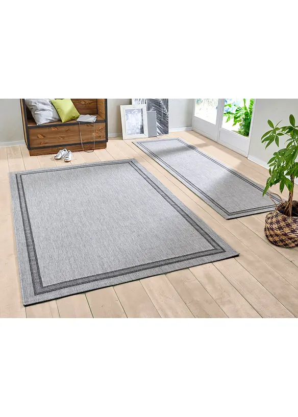Tapis avec bordure, intérieur et extérieur, bonprix