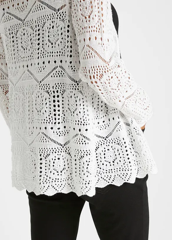 Ajour-Strickjacke, bonprix