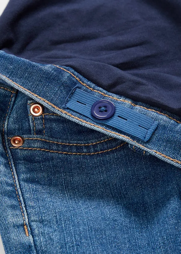 Umstandsjeans mit Bio-Baumwolle, leicht ausgestelltes Bein, bonprix