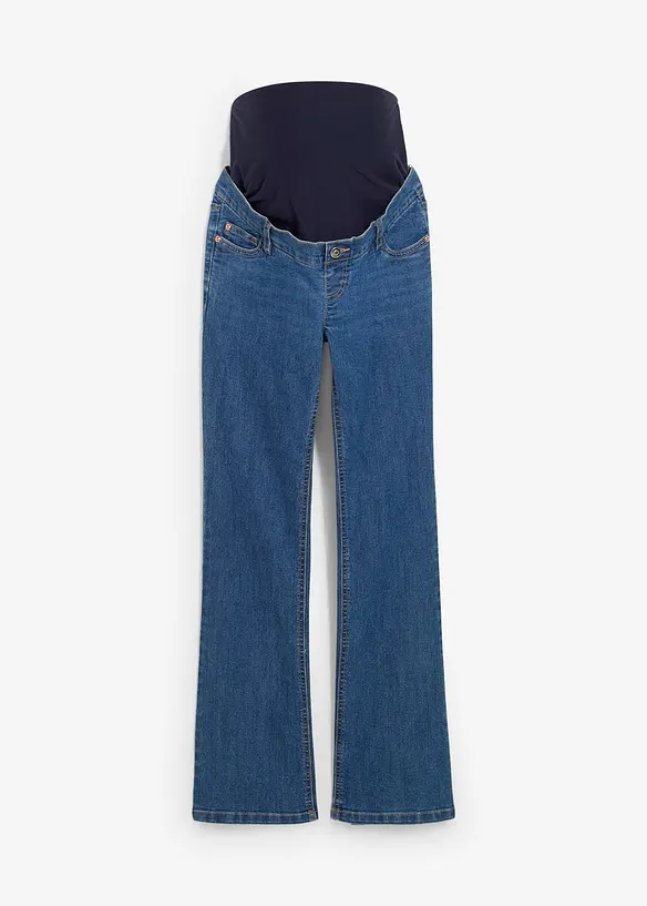 Umstandsjeans mit Bio-Baumwolle, leicht ausgestelltes Bein, bonprix