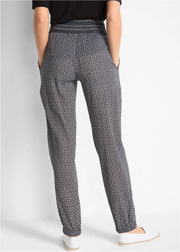 Pantalon sarouel froissé, bonprix