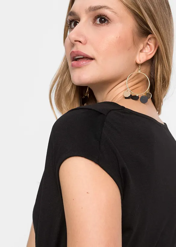 Wasserfall-Shirt aus Viskose-Mix, bonprix