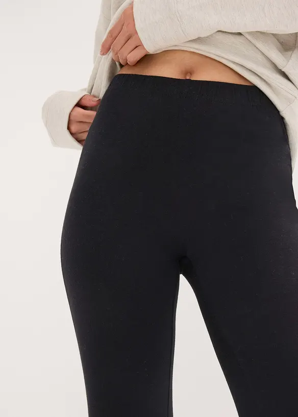 Loungewear Sweat Hausanzug mit Leggings, bonprix
