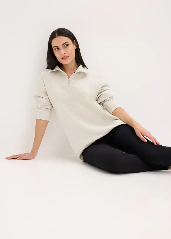 Loungewear Sweat Hausanzug mit Leggings, bonprix
