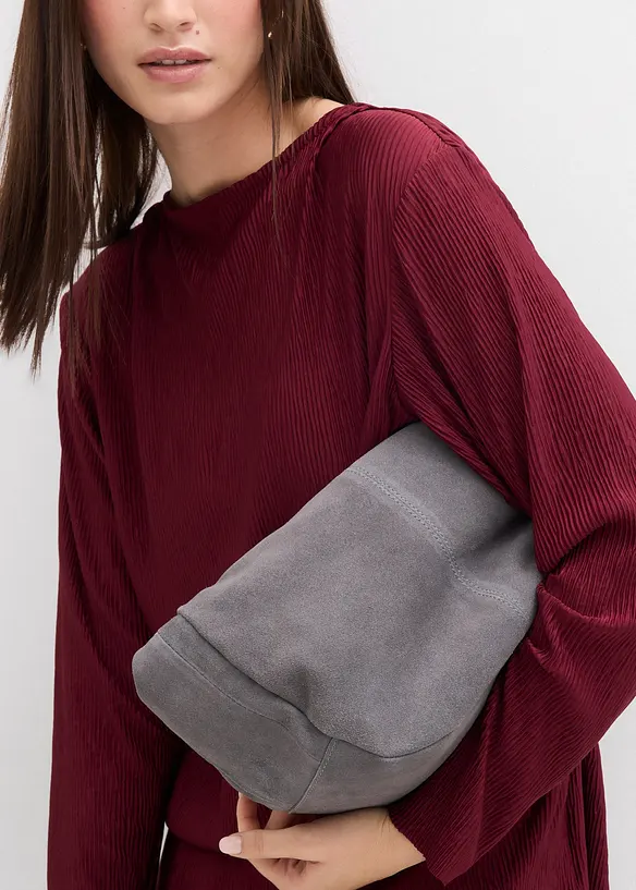 Langarmshirt mit Struktureffekt, bonprix