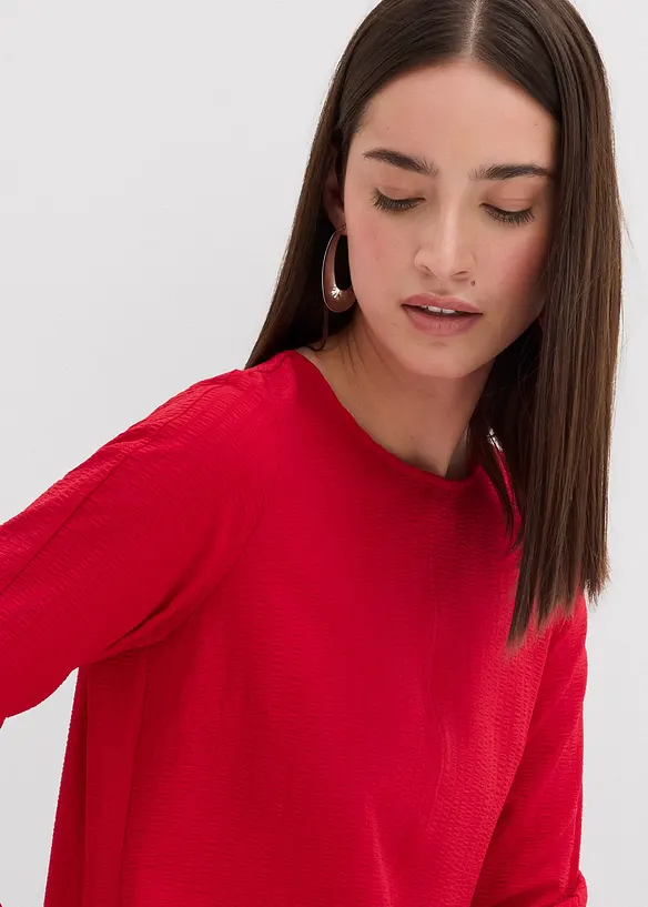 Minikleid aus strukturiertem Material, bonprix