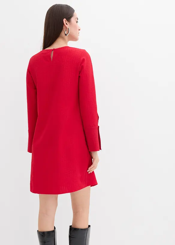 Minikleid aus strukturiertem Material, bonprix