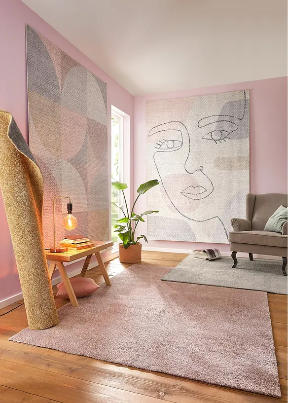 Tapis lavable à mèches douces, bonprix