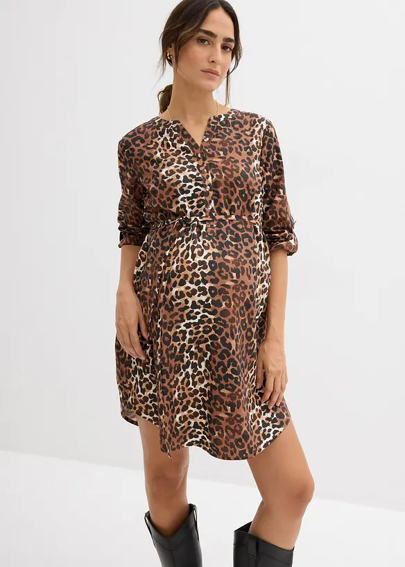 Robe-chemise de grossesse et d&rsquo;allaitement en viscose fluide, bonprix