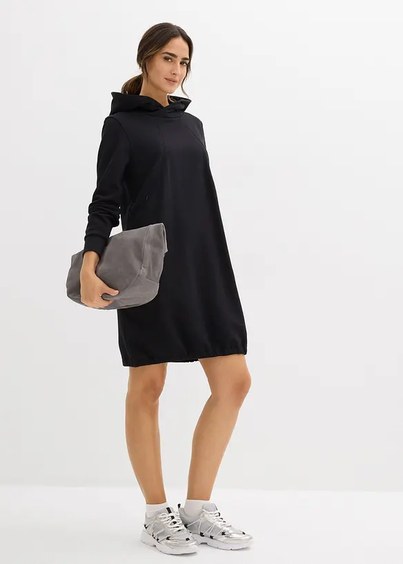 Robe de grossesse et d&rsquo;allaitement en molleton de coton, bonprix