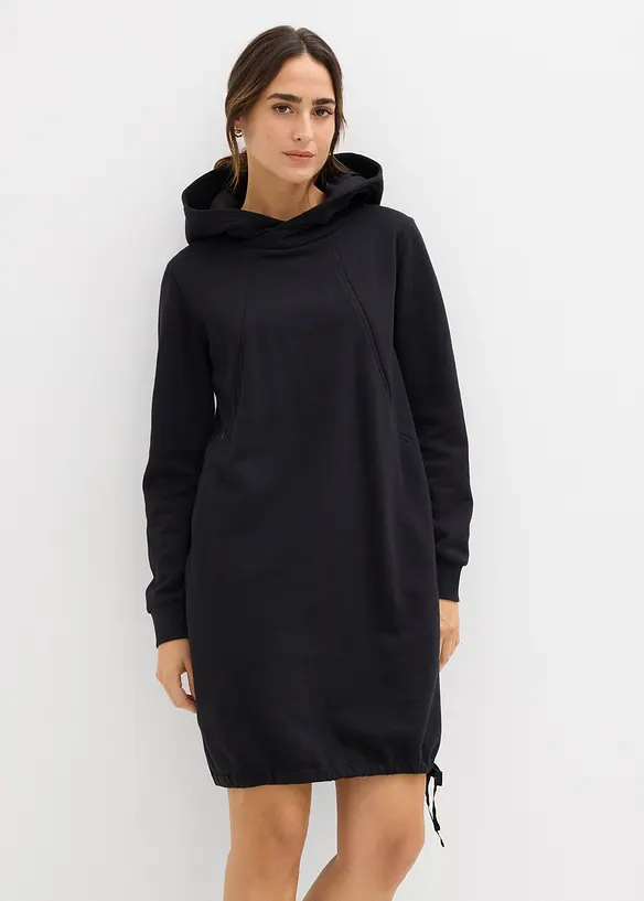 Robe de grossesse et d&rsquo;allaitement en molleton de coton, bonprix