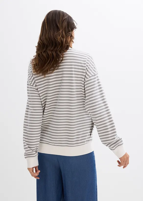Umstandssweatshirt und Sweatshirt aus Bio-Baumwolle, bonprix