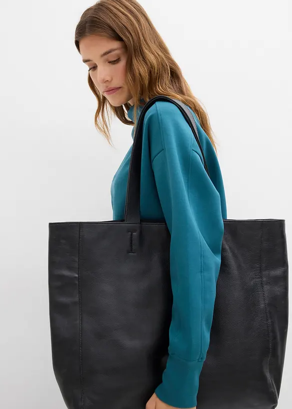 Sweat oversize en matière néoprène douce, bonprix