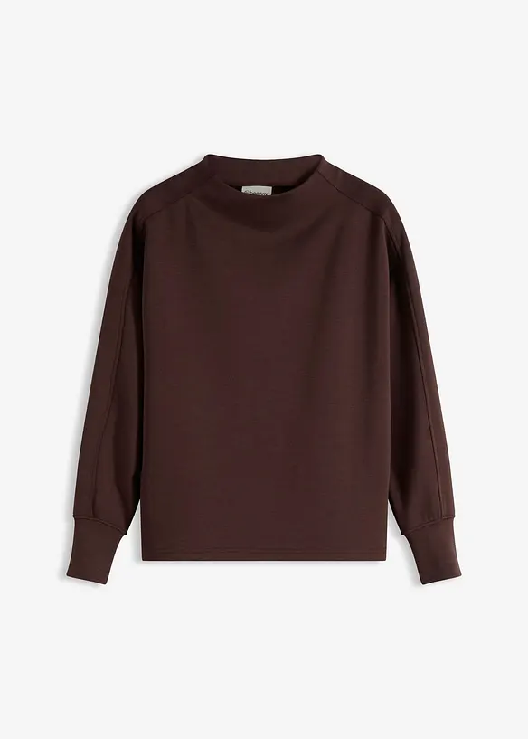 Oversize Sweatshirt aus weichem Scuba, bonprix