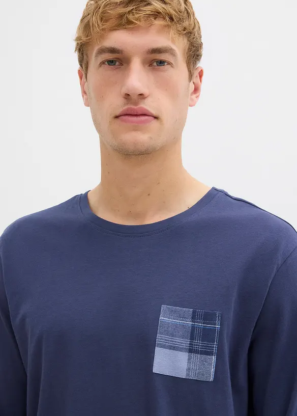 Pyjama avec pantalon en flanelle douce de coton, bonprix