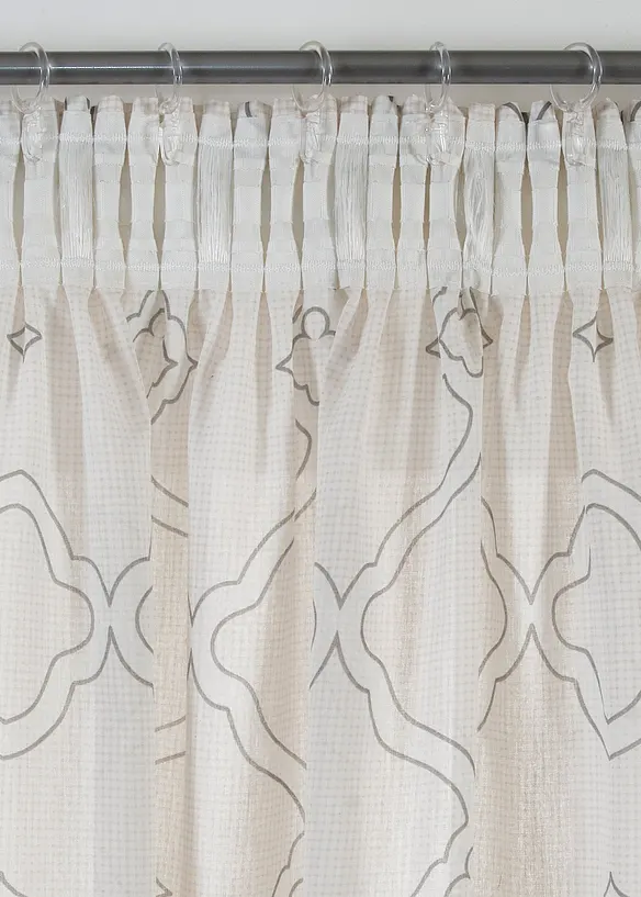 Voilage en polyester recyclé (1 pce), bonprix