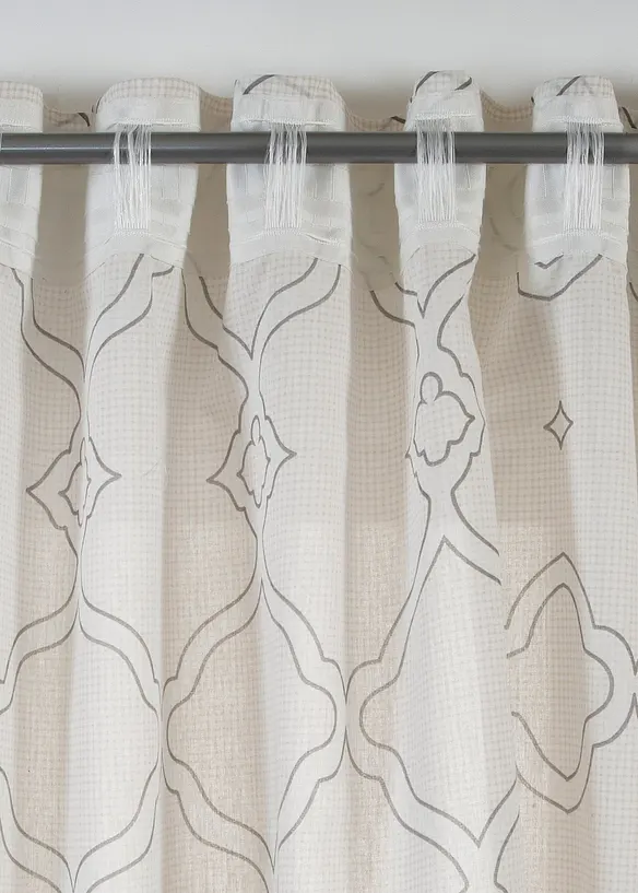 Voilage en polyester recyclé (1 pce), bonprix