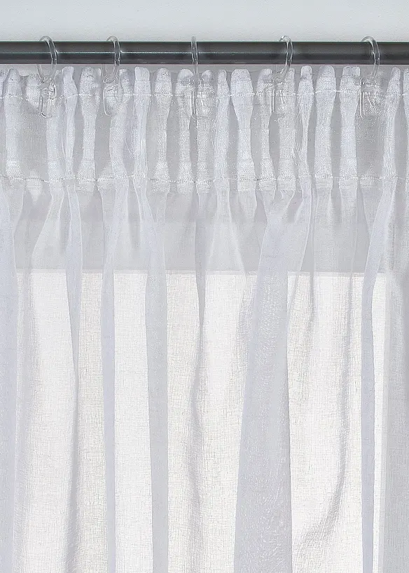 Voilage avec polyester recyclé (1 pce), bonprix