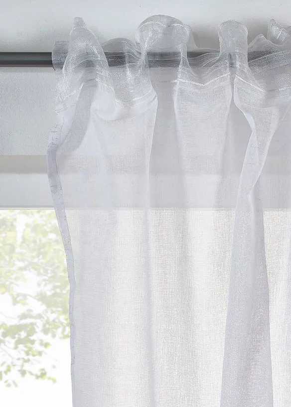 Voilage avec polyester recyclé (1 pce), bonprix