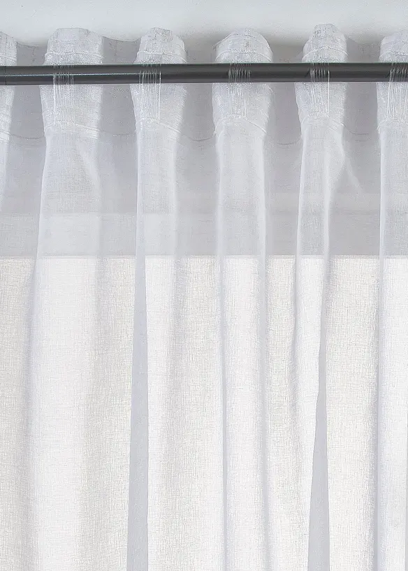 Voilage avec polyester recyclé (1 pce), bonprix