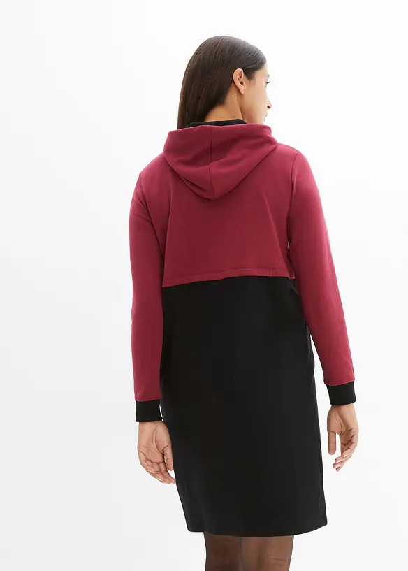 2-in-1 Umstands- und Still-Sweatkleid, bonprix