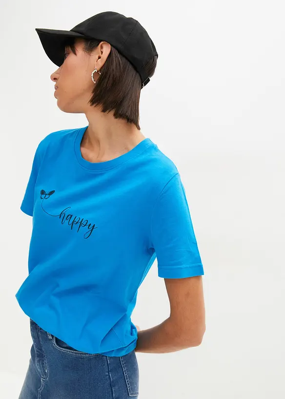 T-Shirt aus reiner Baumwolle, bonprix