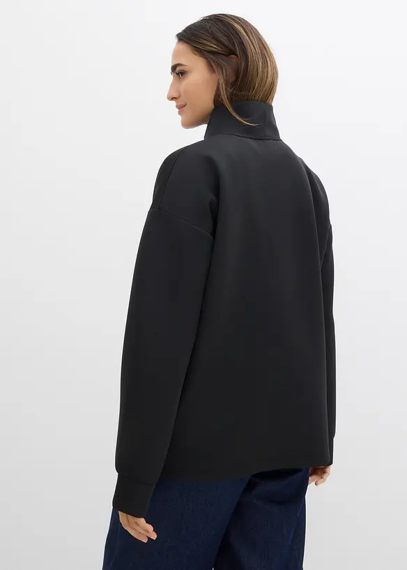 Scuba-Shirt mit Stehkragen, bonprix