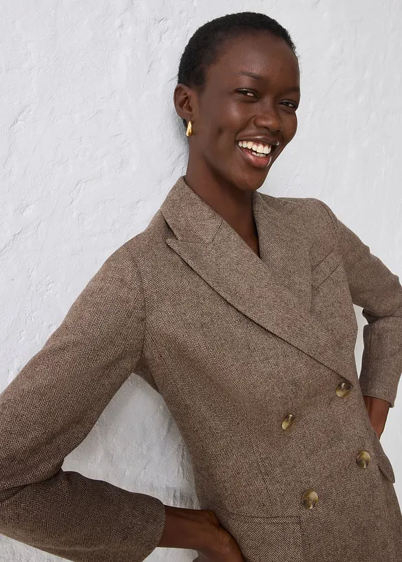 Blazer en laine majoritaire, bonprix