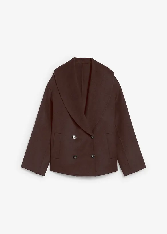 Oversize Jacke aus weichem Woll-Mix, bonprix