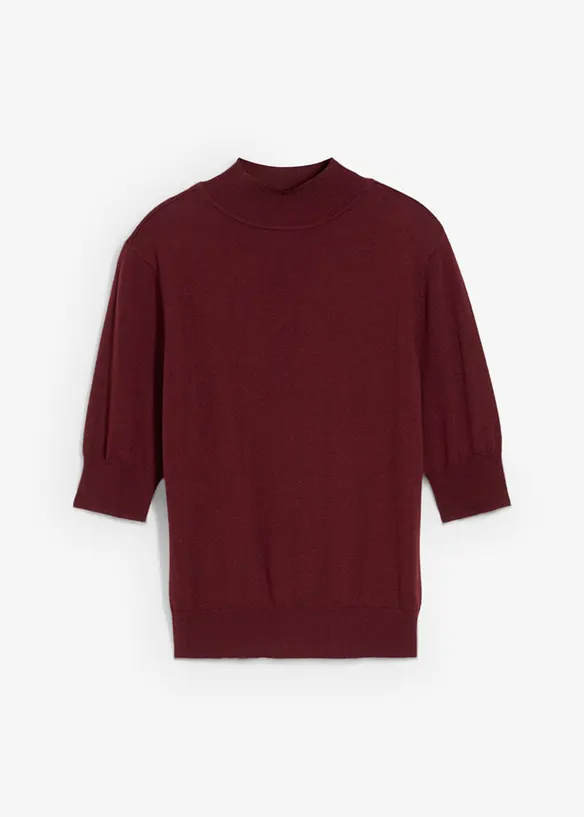 Rollkragenpullover aus weichem Woll-Mix, bonprix