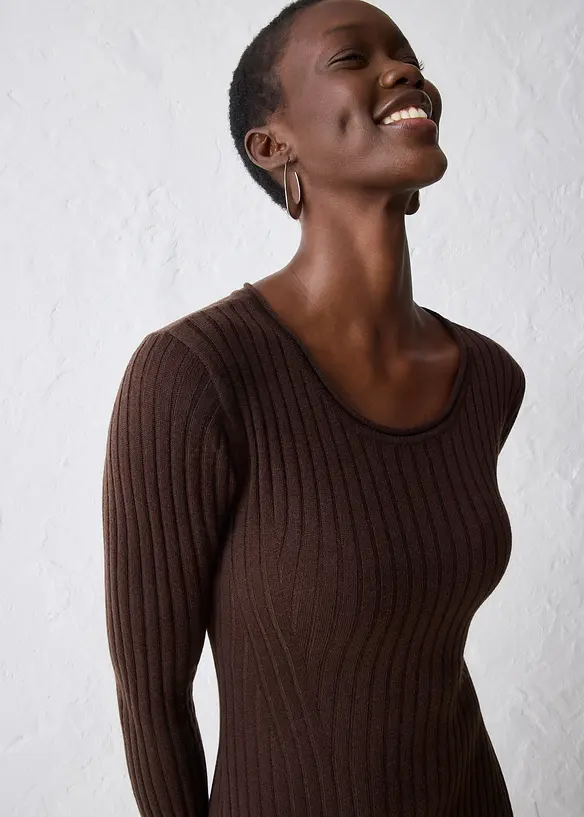 Strickkleid aus Merinowolle, bonprix