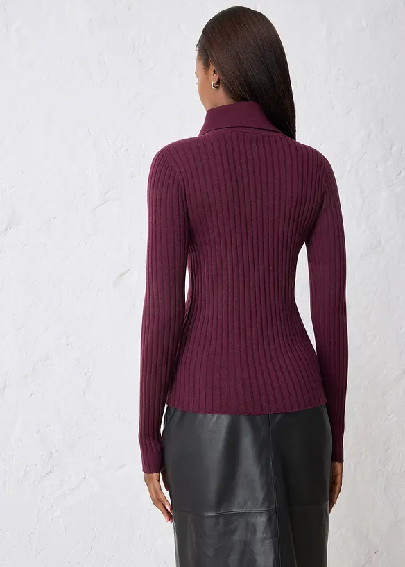 Feinstrickpullover aus Merinowolle, bonprix