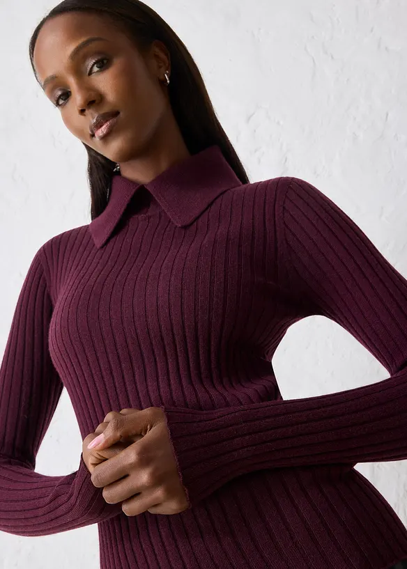 Feinstrickpullover aus Merinowolle, bonprix