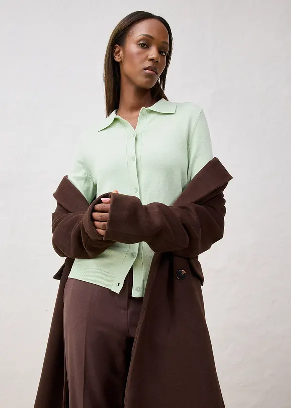 Pull doux en fine laine mélangée, bonprix