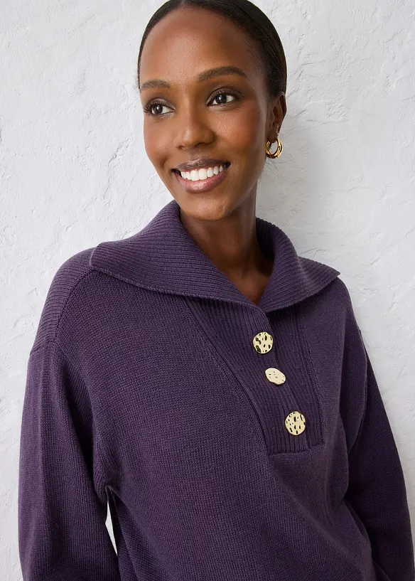 Pull camionneur en laine mérinos, bonprix