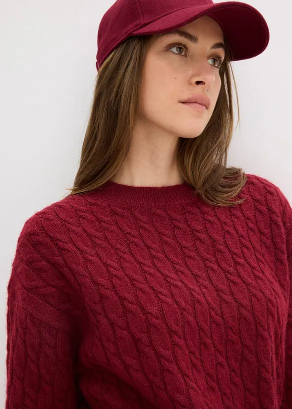 Pullover mit Zopfmuster, bonprix