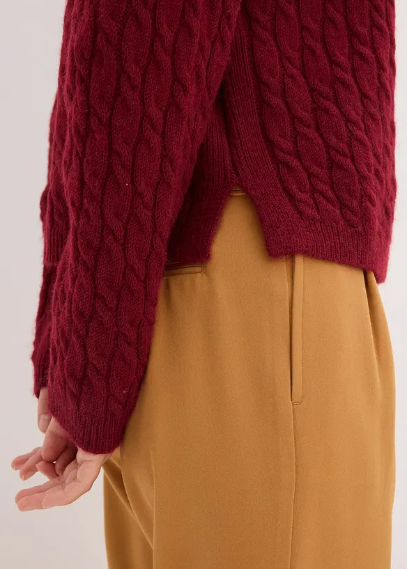 Pullover mit Zopfmuster, bonprix