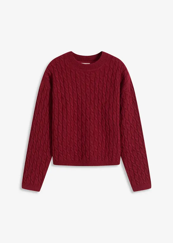 Pullover mit Zopfmuster, bonprix