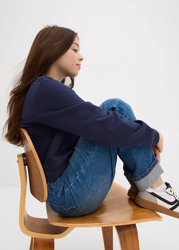 Sweatshirt aus reiner Bio-Baumwolle, bonprix
