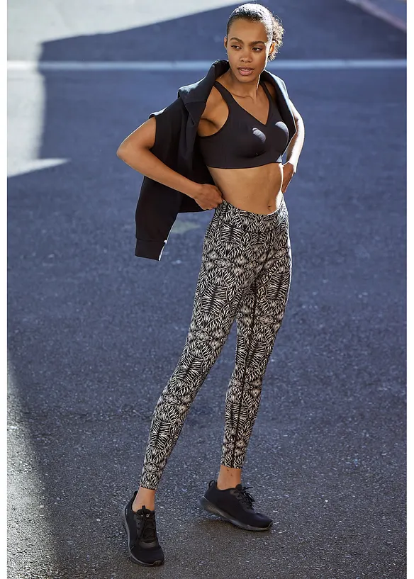 Legging de sport avec imprimé, séchage rapide, bonprix