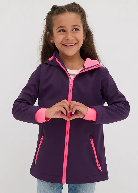 Parka thermique en softshell déperlant, bonprix
