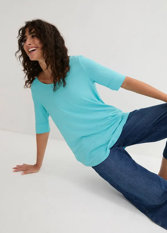 T-shirt long et doux, bonprix